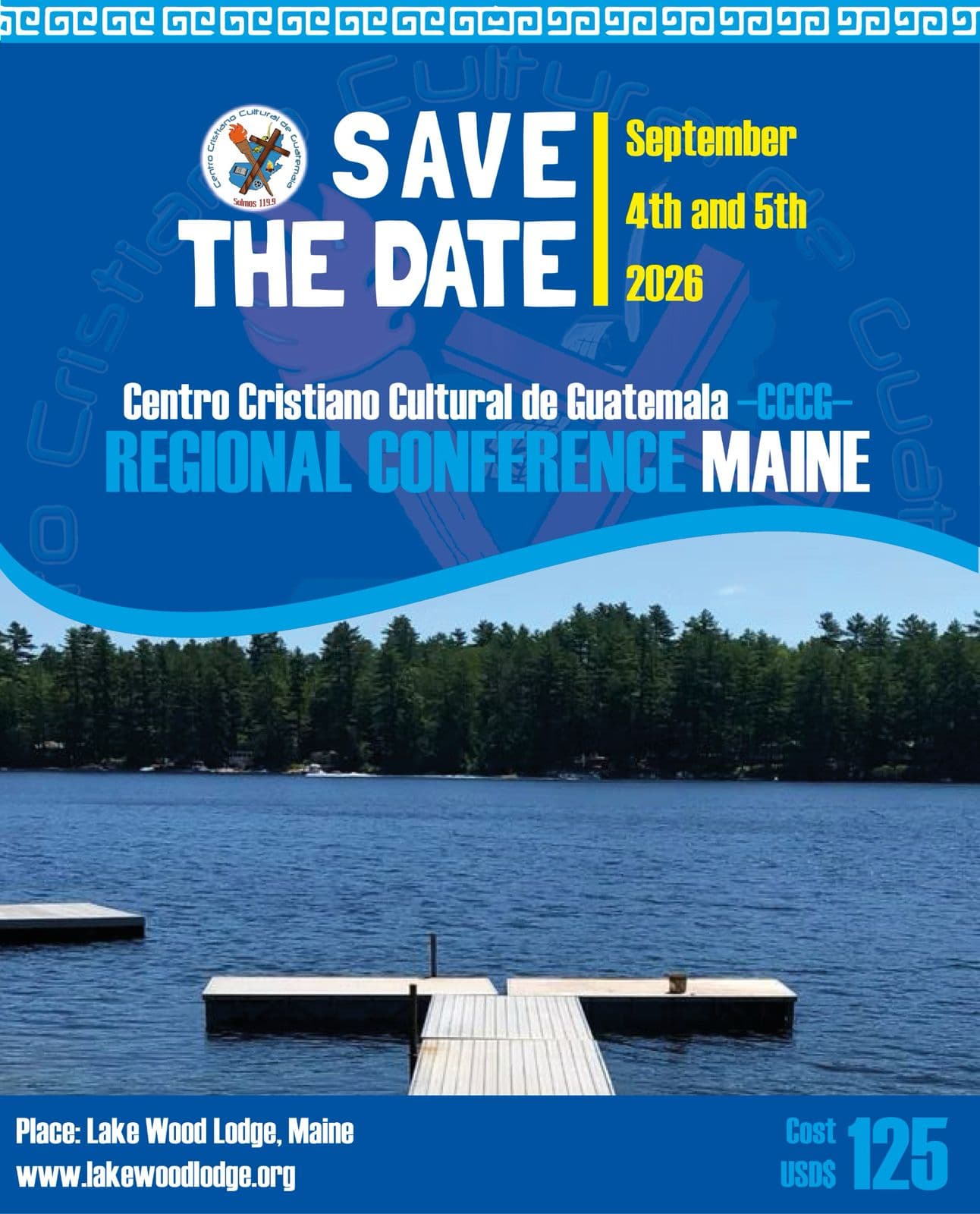 Save the Date: CCCG Regional Conference, Lakewood Lodge, Maine, September 4–5, 2026